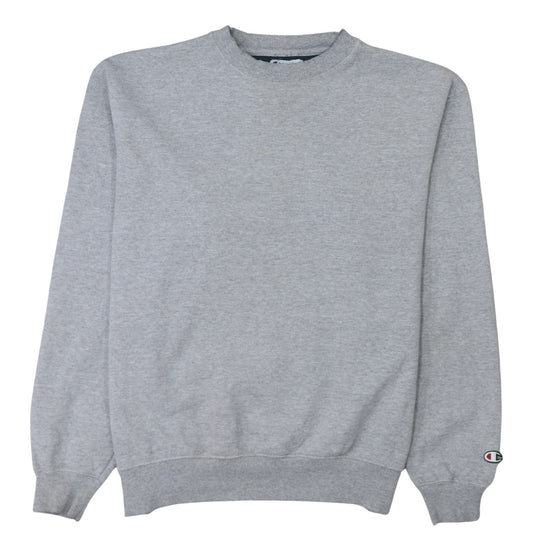 Champion Men's Grey Crew Neck Pullover Sweatshirt Size L