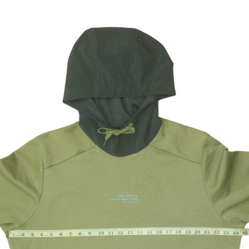 Nike Men's Green Dri-FIT Pullover Hoodie L Regular Fit