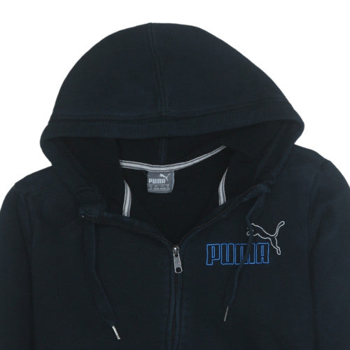 Additional view of Puma Men's Black Full Zip Hoodie M Sportswear Fleece Sweatshirt