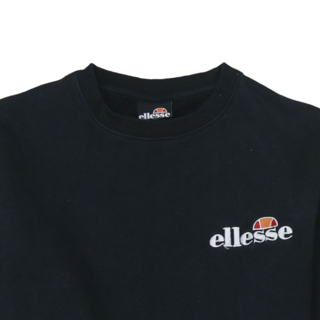 Additional view of Ellesse women’s black cotton blend crew neck sweatshirt uk 12
