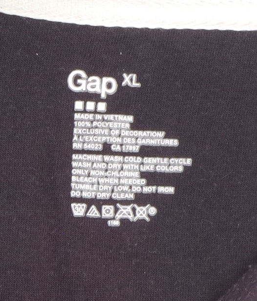 GAP Women's Purple Fleece 1/4 Zip Pullover Sweatshirt Size XL