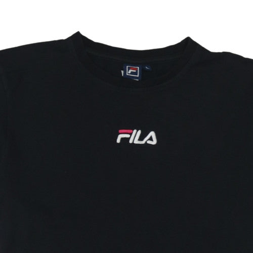 Fila Men's Black L Short Sleeve Crew Neck Sports T-Shirt