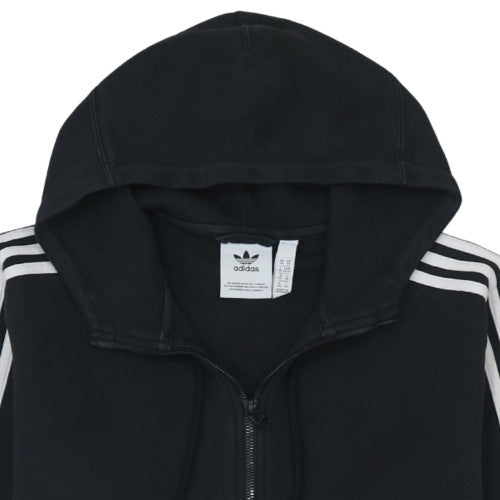 Additional view of Adidas men’s black xs full zip hooded sweatshirt fleece hoodie