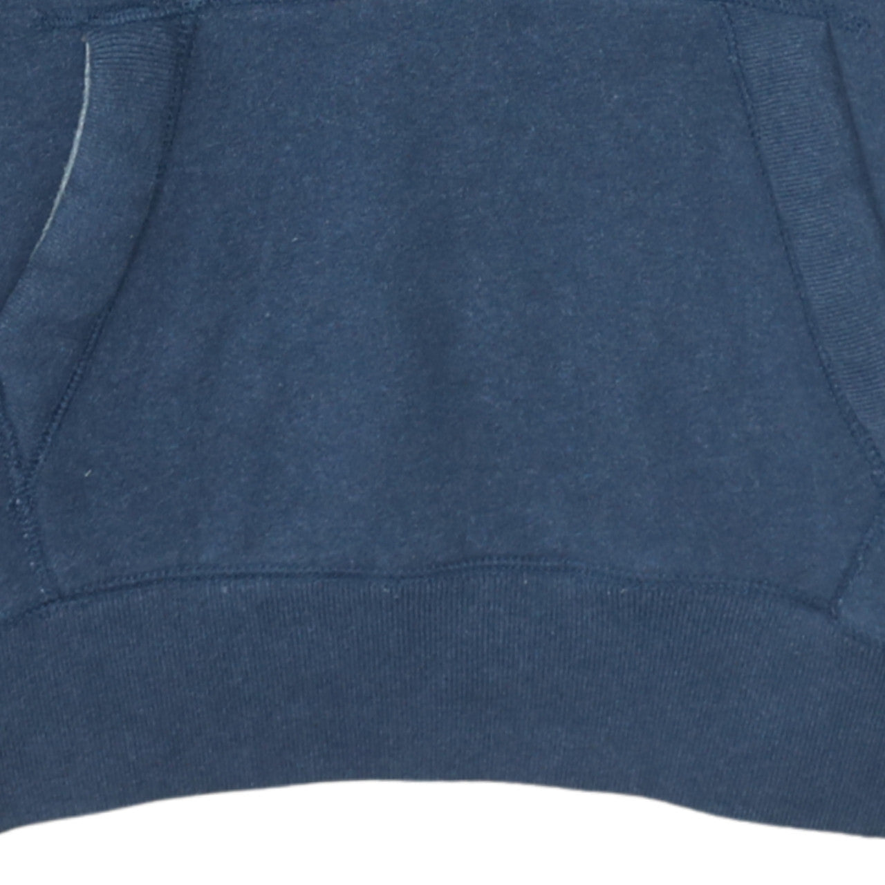 Superdry Men's Blue Pullover Hoodie Size M College Logo Fleece