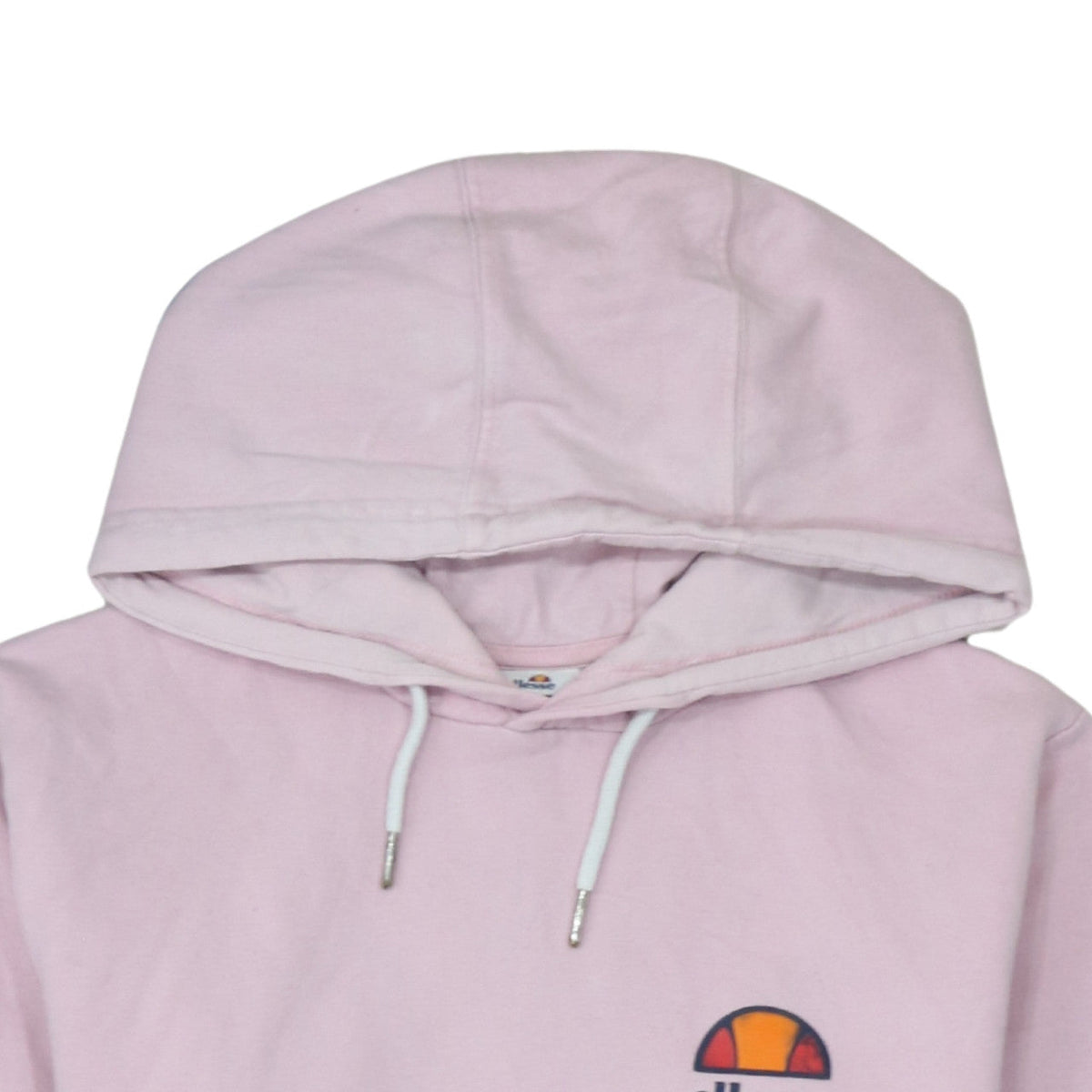 Additional view of Ellesse women’s pink pullover hoodie small cotton blend logo sweatshirt