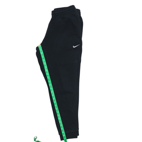 Nike Men's Black Jogger Trousers M Fleece Cotton Blend