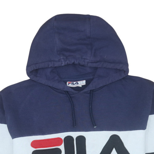 Additional view of Fila Men’s Multicoloured Pullover Hoodie Medium Logo Hooded Sweatshirt