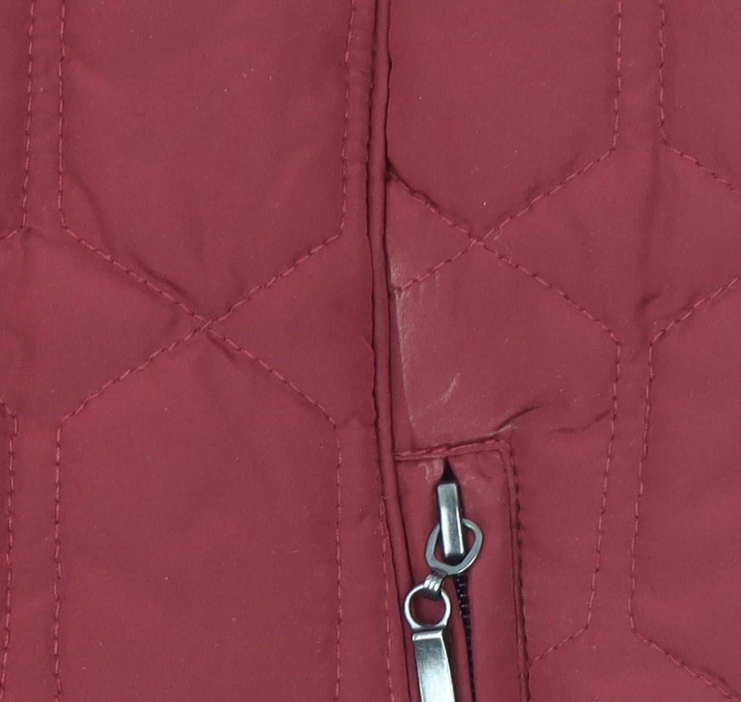 Grenouille Women's Red Quilted Lined Sleeveless Waistcoat Size 10