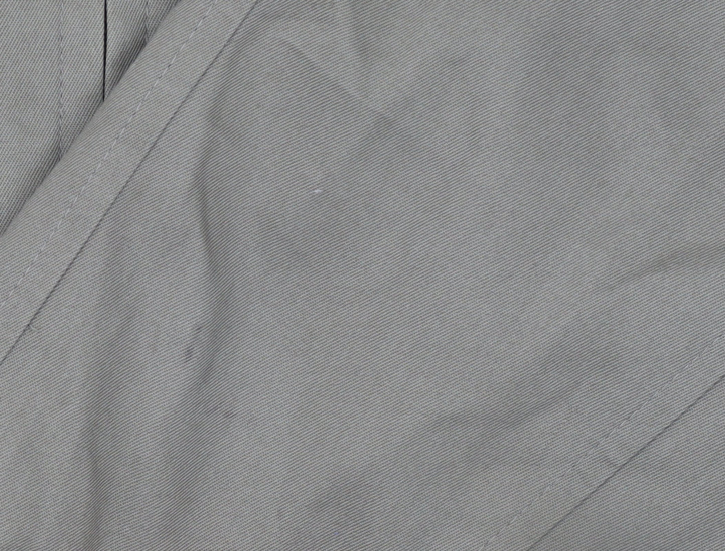 Marks and Spencer Men Beige Lined Zip Jacket L Classic Twill Cotton Blend