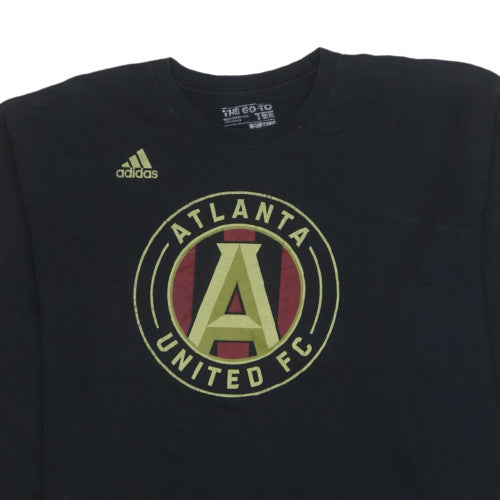 Additional view of Adidas Men’s Black XL Atlanta United FC Long Sleeve Cotton Tee