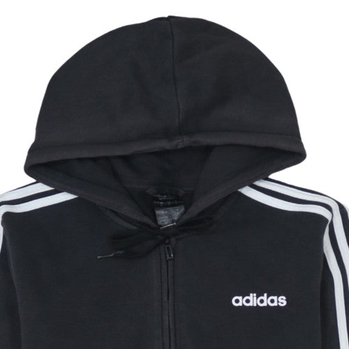 Additional view of Adidas Men's Black Full Zip Hoodie Medium Sportswear