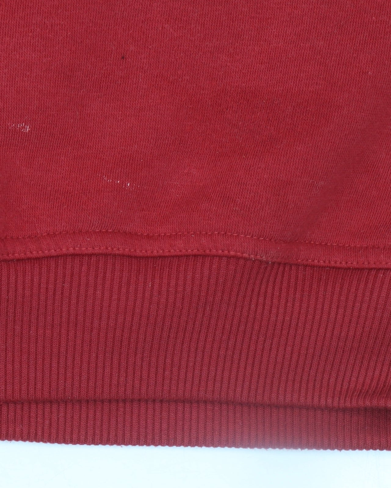 Additional view of C&A Men's Red XL Long Sleeve Collared Polo Sweatshirt