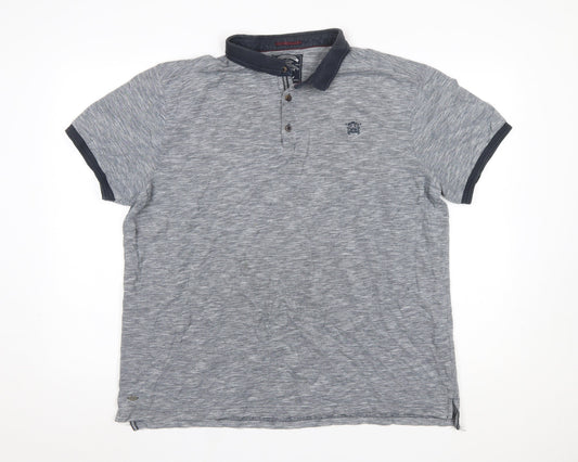 Kensington Eastside Men’s Grey 2XL Polo Shirt Classic Casual