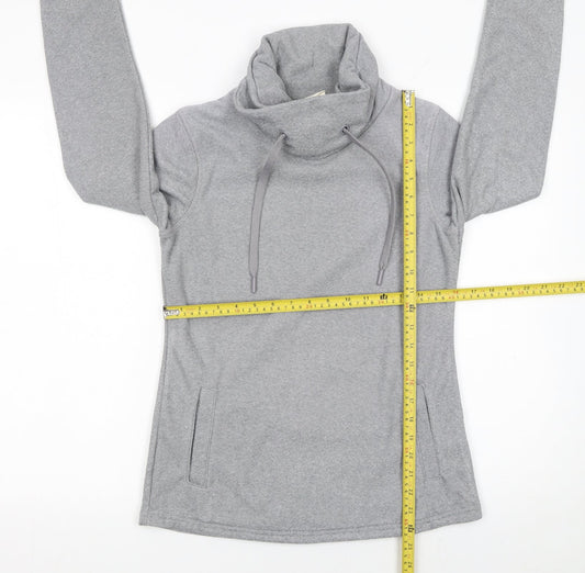 Mountain Warehouse Women Grey Size 16 Cowl Neck Pullover Sweatshirt