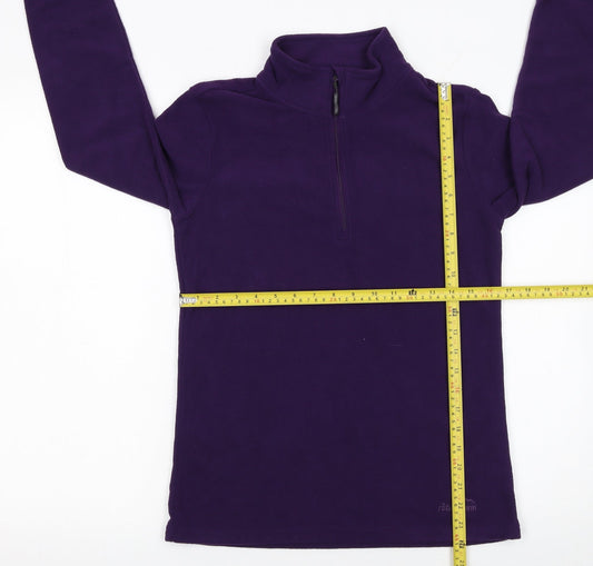 Peter Storm Women's Purple Fleece Pullover Sweatshirt Size 10