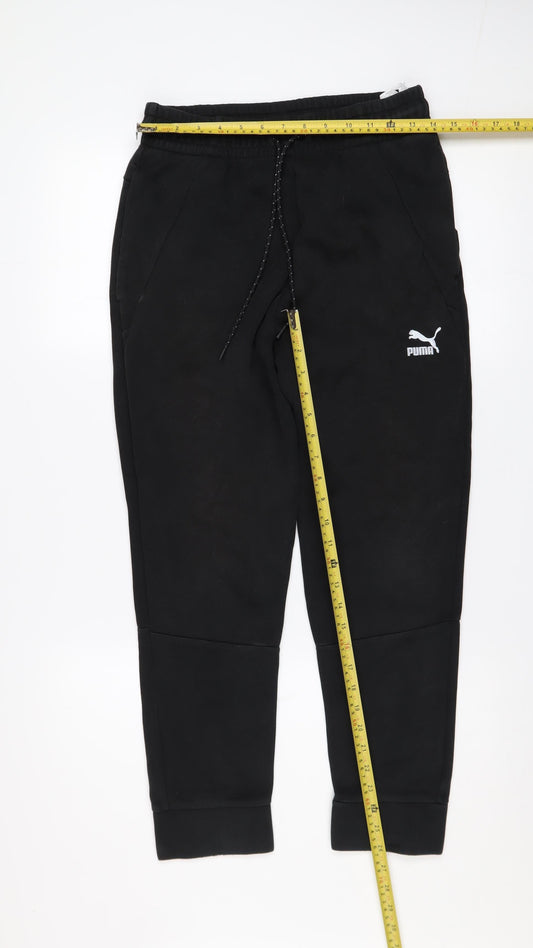 Puma Men's Black Jogger Sweatpants Size S Regular Fit