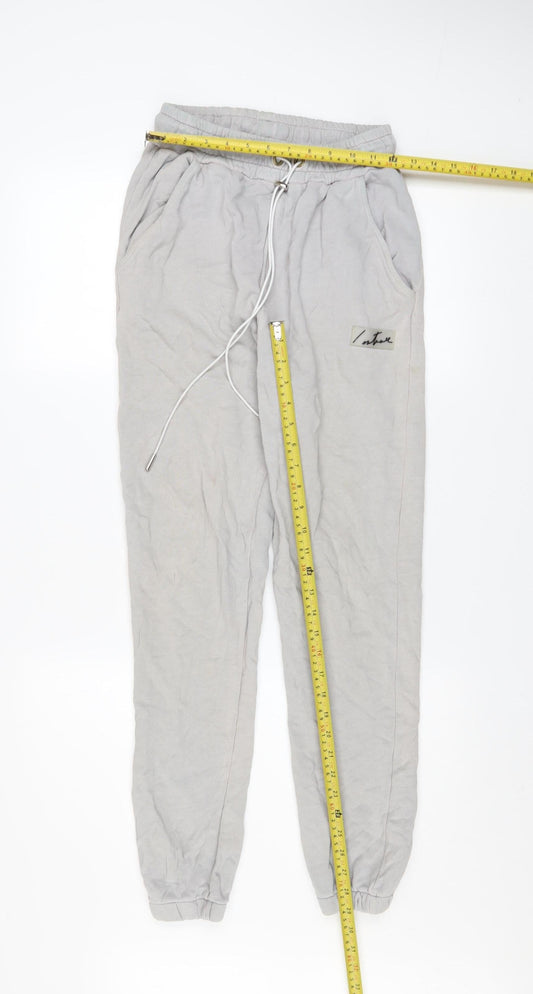 The Couture Club Men's Grey Cotton Jogger Trousers XS