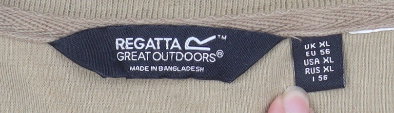 Regatta Men's Beige XL Full Zip Lightweight Outdoor Jacket