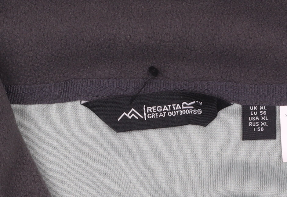Regatta Men's Green XL Fleece 1/4 Zip Pullover Sweatshirt