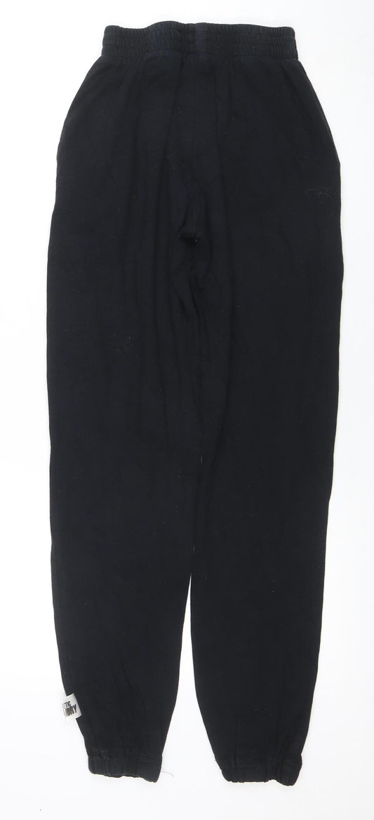 Aesthetic Laundry Women’s Black XS Jogger Trousers Cotton Jersey