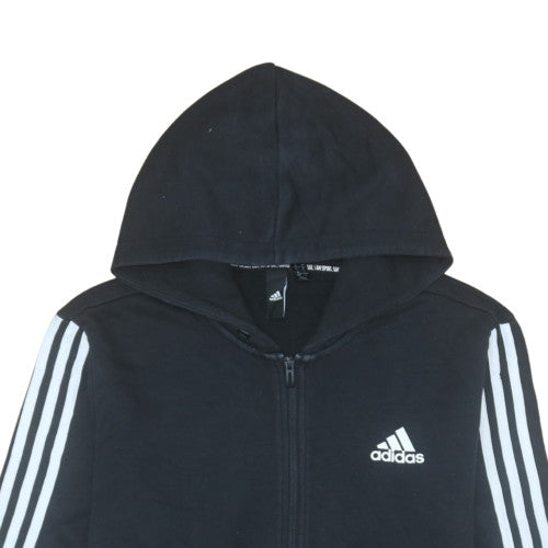 Additional view of Adidas Men's Black Full Zip Hoodie Medium Sports Fleece