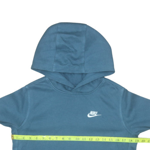 Nike Boys Blue Pullover Hoodie XL Fleece Lined Regular Fit