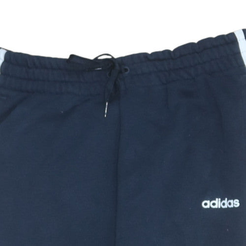 Additional view of adidas women’s blue 12-14 track pants joggers elastic waist activewear