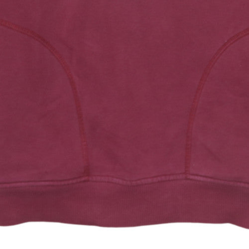 Additional view of Adidas Men Red Crew Neck Pullover Sweatshirt S Regular Fit