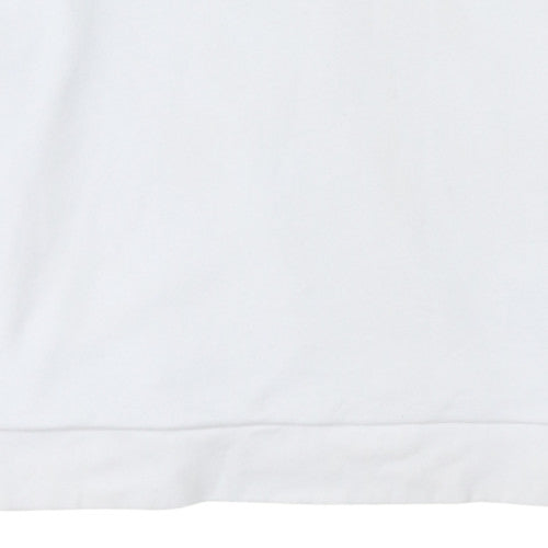 Additional view of Adidas Men's White Crew Neck Pullover Sweatshirt, size L