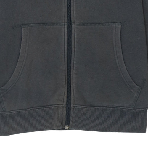Additional view of Nike boys’ black full zip hoodie 12-13 years fleece lined sweatshirt