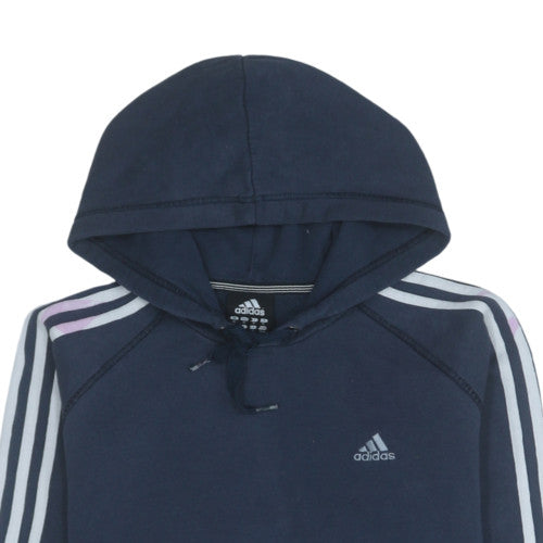 Additional view of Adidas Men's Blue Pullover Hoodie Medium Regular Fit Sportswear