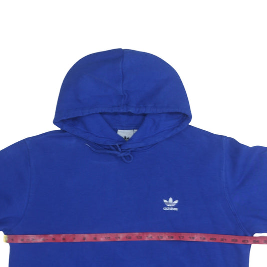 Adidas Men's Blue Pullover Hoodie Large Fleece Casual Sportswear