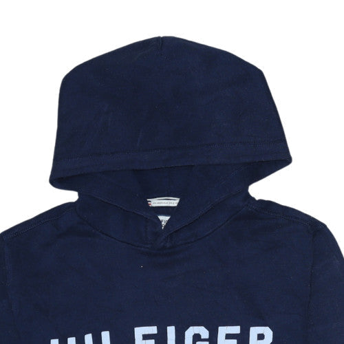 Additional view of Hilfiger Denim Men's Blue Pullover Hoodie M Regular Fit Graphic Print
