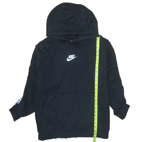 Nike Men’s Black L Pullover Hoodie Fleece Logo Sportswear