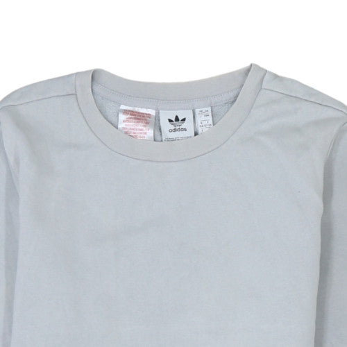 Additional view of Adidas boys’ grey colourblock pullover sweatshirt 12-13 years