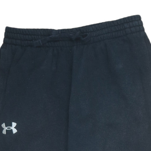 Additional view of Under Armour boys’ black jogger trousers, size 12-13, years fleece activewear