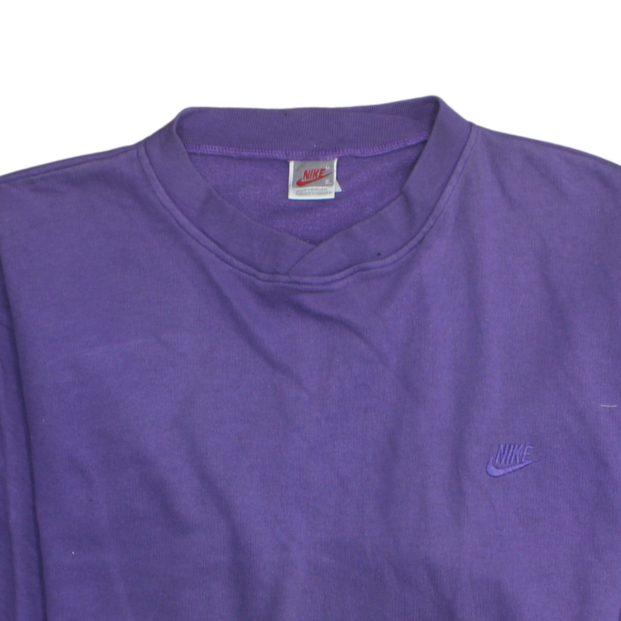 Nike Womens Purple Crew Neck Pullover Sweatshirt XL