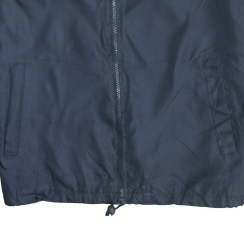 Legea Men's Blue M Windbreaker Hooded Full Zip Sports Jacket
