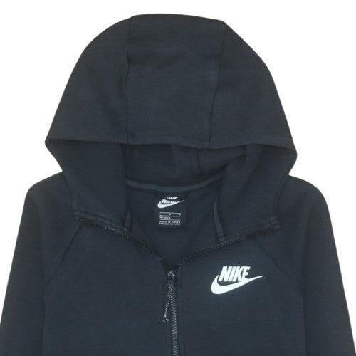 Additional view of Nike boys’ black full zip hoodie l 147-158cm fleece sweatshirt