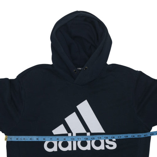 adidas Men's Black Pullover Hoodie M Sports Fleece Sweatshirt