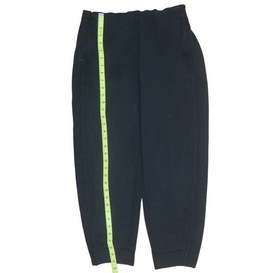 Adidas Womens Black Jogger Sweatpants Size 12-14 Regular Fit Fleece