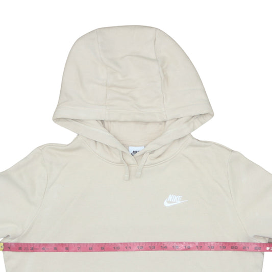Nike Women’s Beige Pullover Hoodie Medium Cotton Blend Casual
