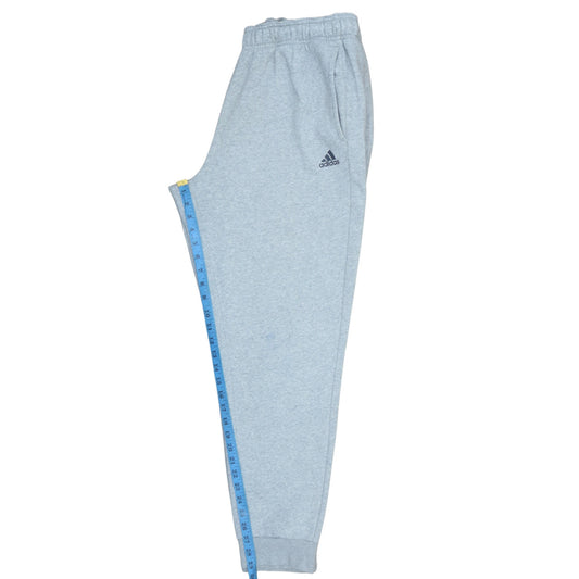 Adidas Mens Grey 2XL Sweatpants Joggers Elastic Waist Tapered Fit