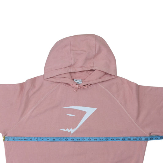 Gymshark Womens Pink Pullover Hoodie XXL Cotton Blend Casual