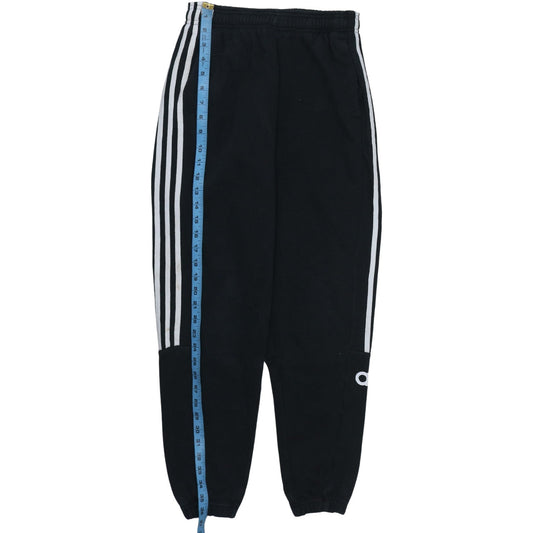 adidas Boys Black Jogger Trousers 13-14 Years Elastic Waist Sportswear