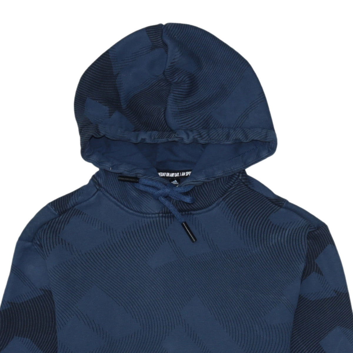 Additional view of Adidas men’s blue xs pullover hoodie graphic print