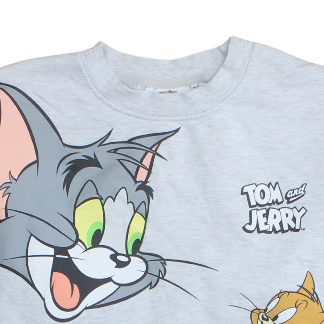 Primark Tom & Jerry Grey Crew Neck Sweatshirt Womens L