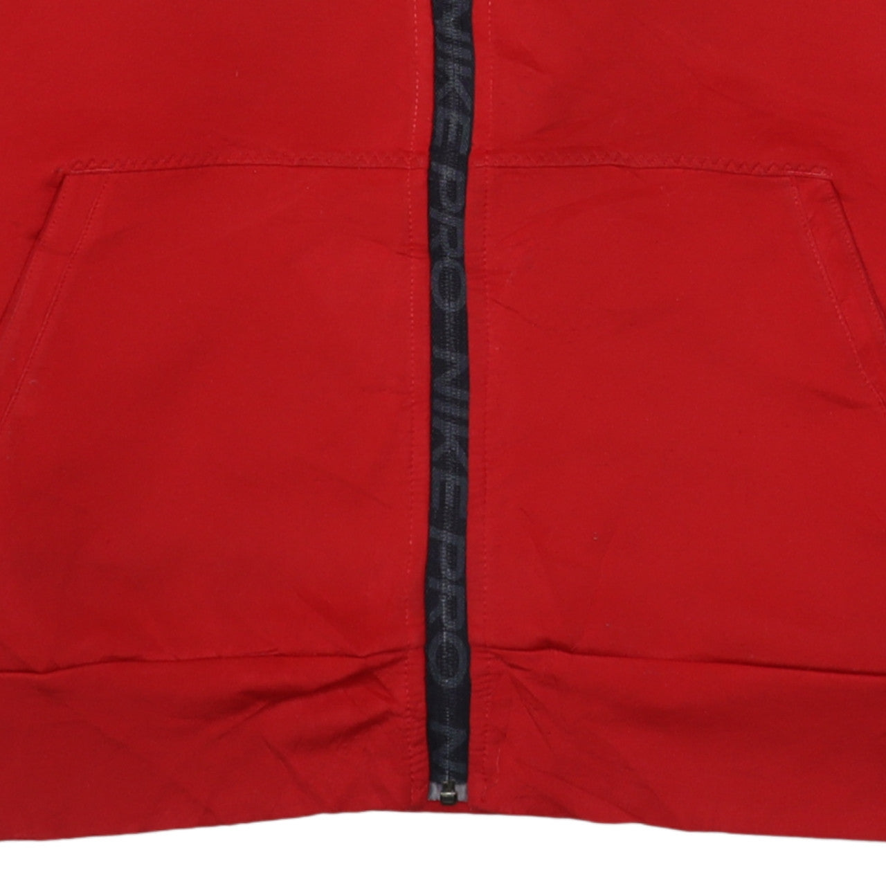 Nike Men's Red Full Zip Dri-Fit Athletic Hoodie Size L