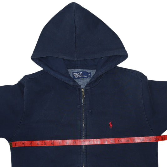 Polo Ralph Lauren Men's Blue Full Zip Hoodie Size M