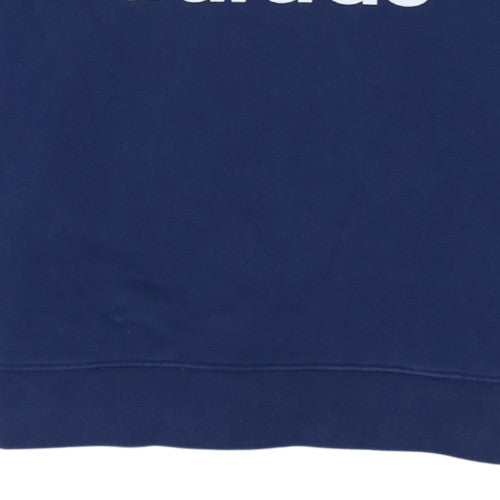 Additional view of Adidas Women's Blue Crew Neck Pullover Sweatshirt, size 14